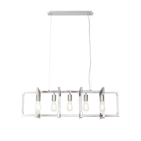 Canto Polished Nickel Ceiling Lights Diyas Linear Fittings Canto Polished Nickel Ceiling Lights Diyas Linear Fittings